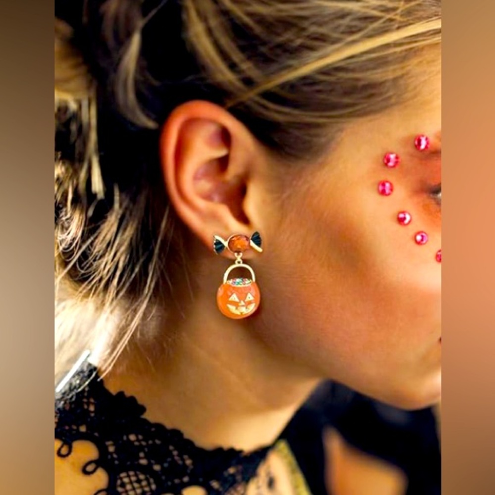 Halloween Pumpkin Earrings